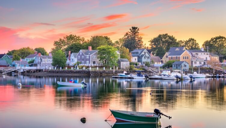 Waterfront location in New Hampshire
