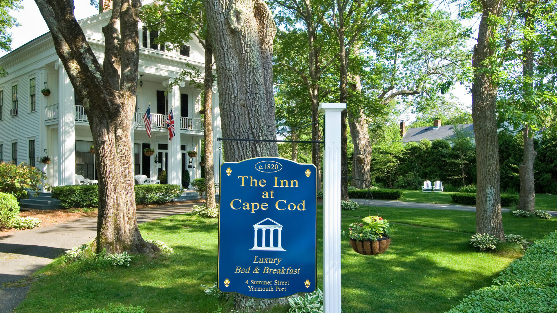The Inn at Cape Cod is a coastal property in Yarmouth, Massachusetts that is near whale watching destinations.