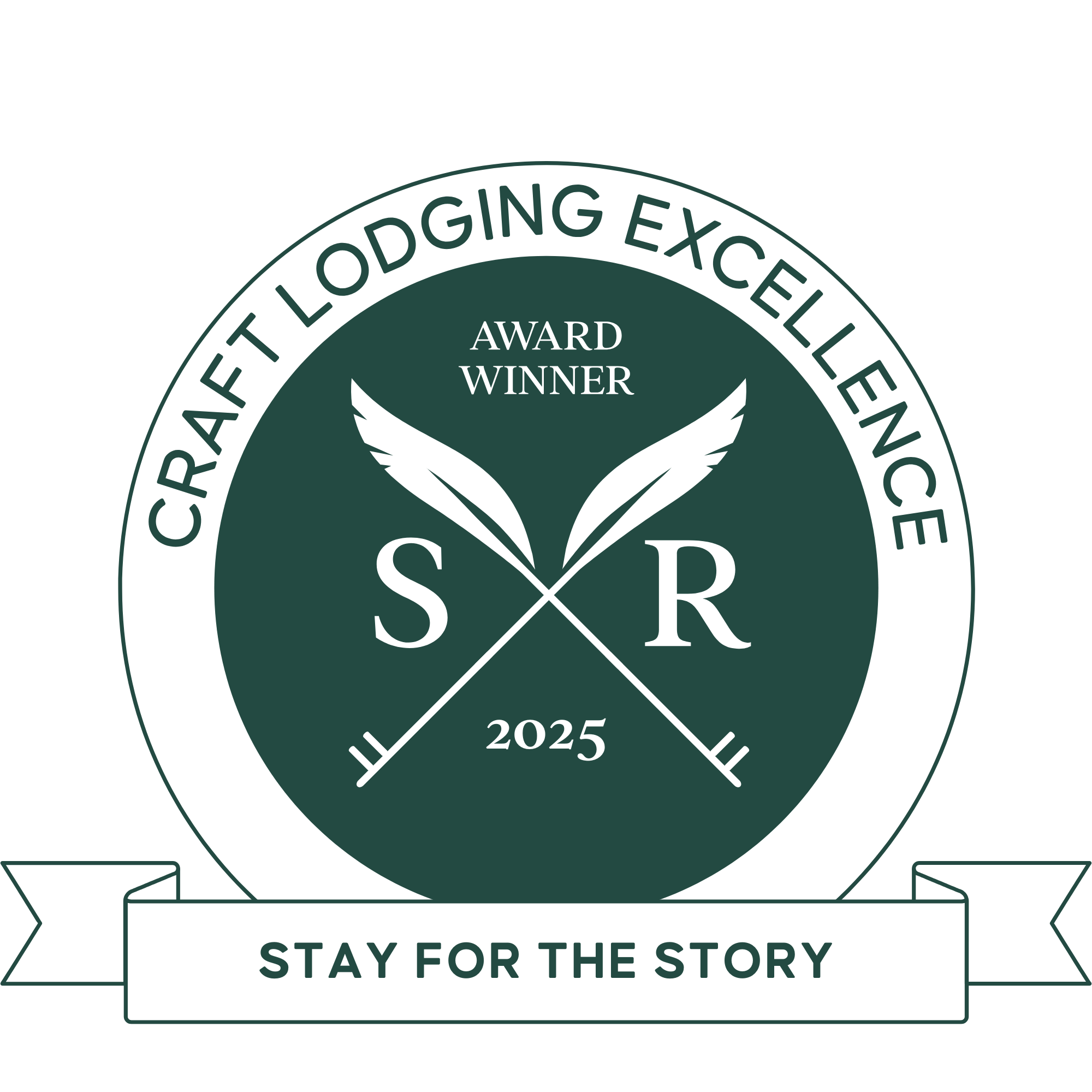 Stay for the Story winner logo