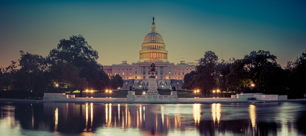 A beautiful view of the US Capitol Building, one thing to do while you stay at the best place to stay in Washington DC