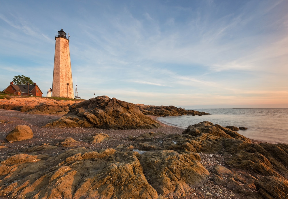 One of the many lighthouses in Coastal Connecticut