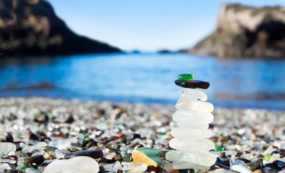 One of the top things to do on the Mendocino Coast is to visit the Fort Bragg Glass Beach