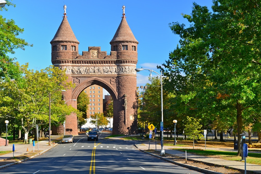 The soldiers and sailors memorial is one of the best things to do in Hartford CT